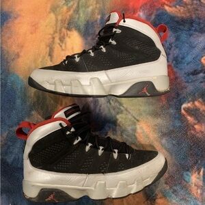Jordan 9 Johnny Kilroy Black and White Sneakers Modern Athletic Design